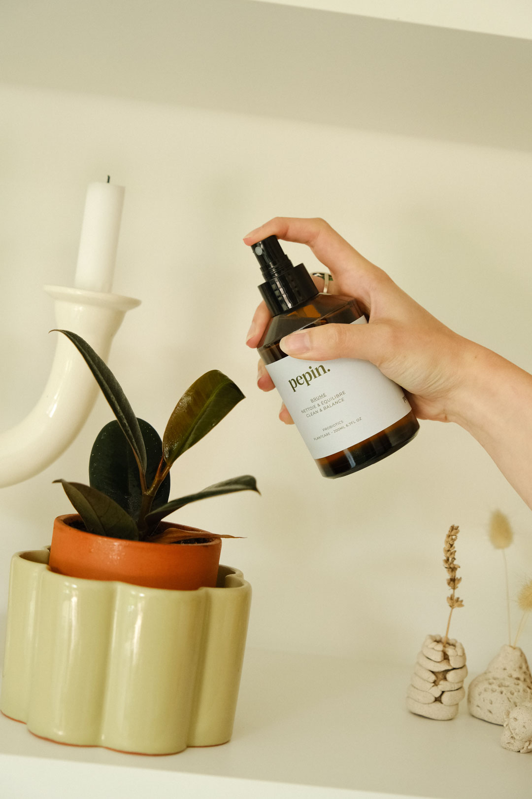 Zoom sur la brume nettoyante