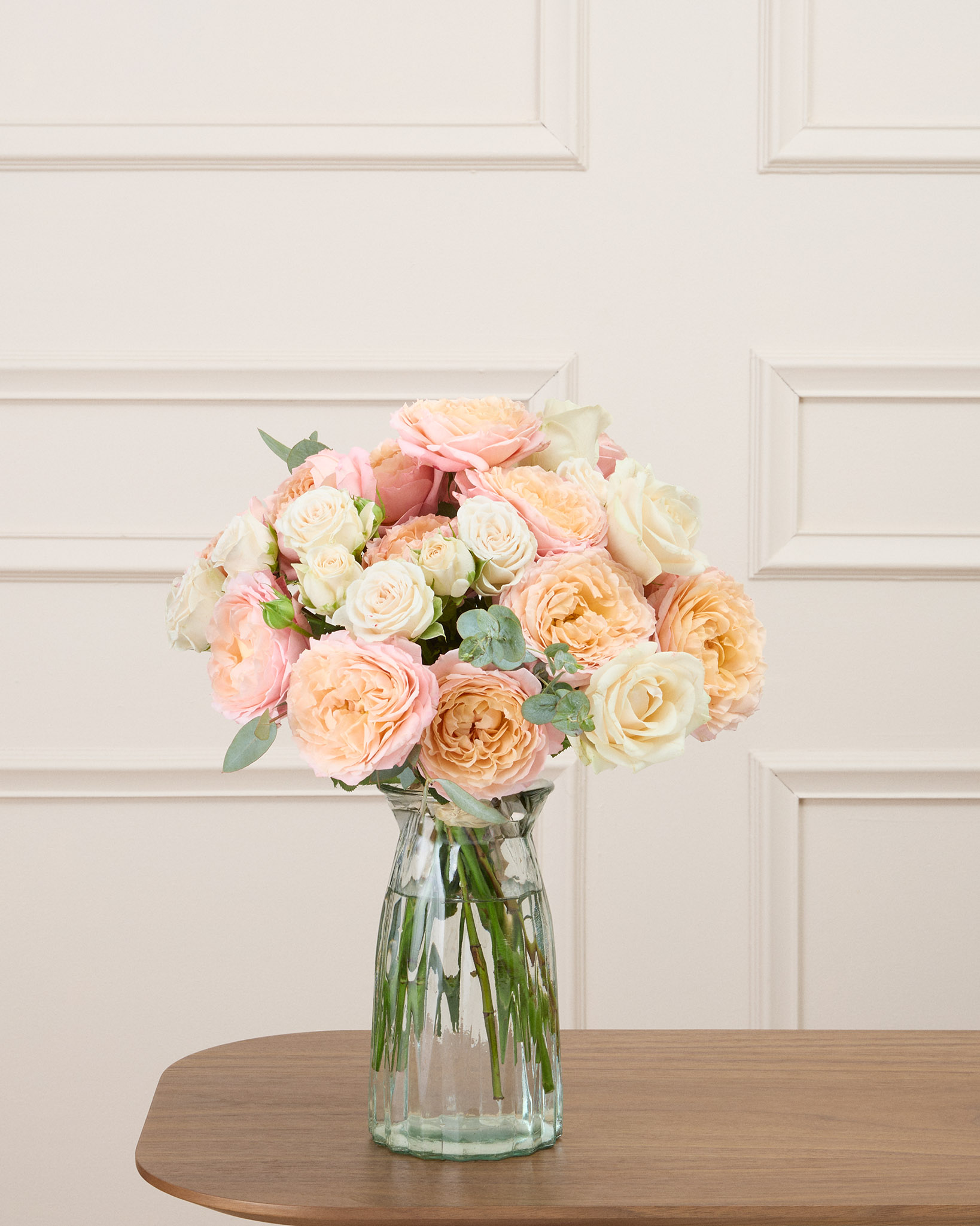 Bouquet Bagatelle M & Vase Ruby
