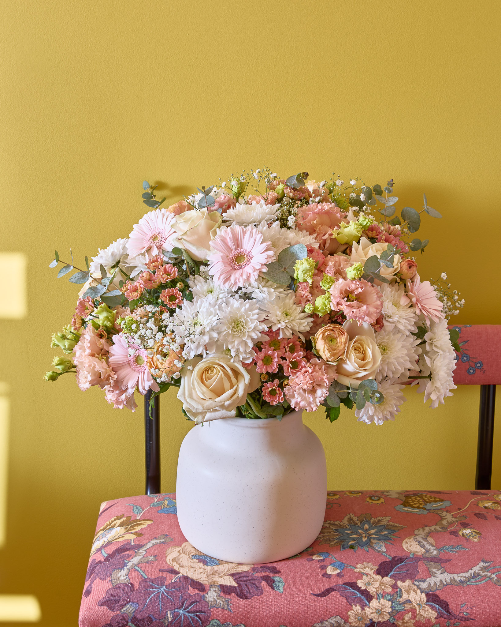 Bouquet Lago di Como XL & Vase Grenen