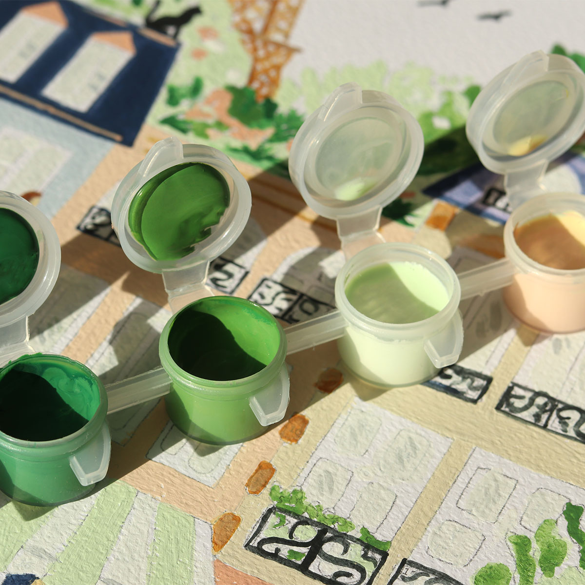 Kit peinture Paris - Petit Pinceau