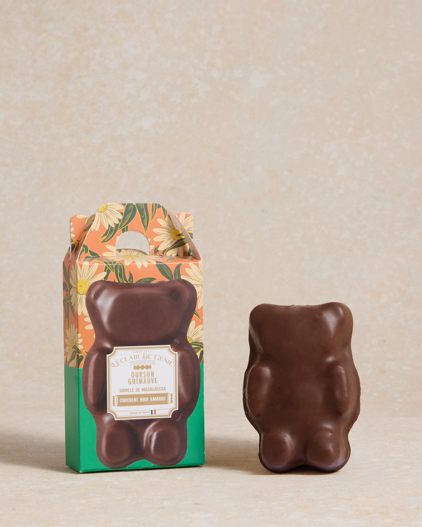 Ourson chocolat noir Éclair de génie 