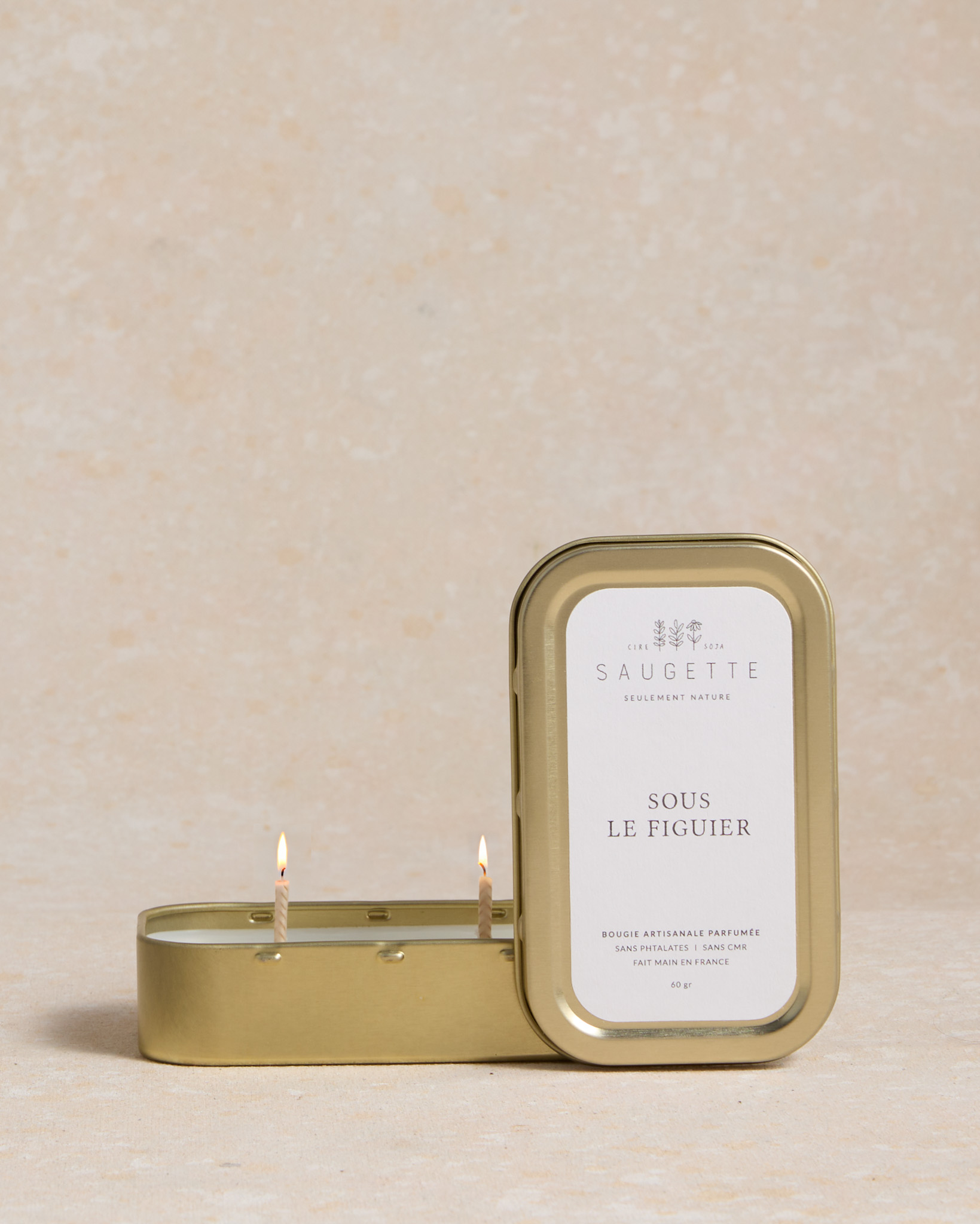 Bougie Saugette "Sous le figuier"