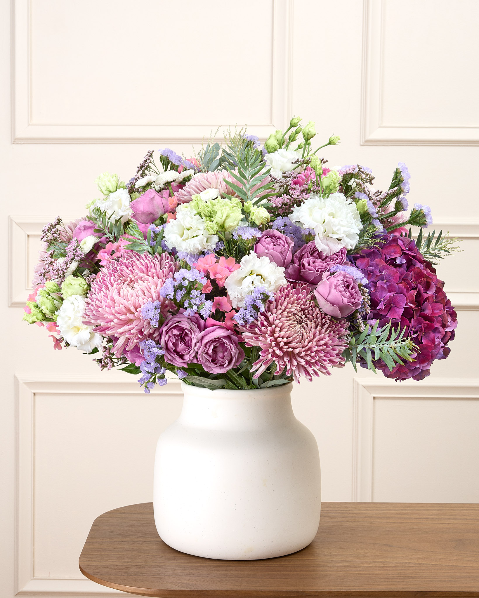 Bouquet Melbourne XL & Vase Grenen
