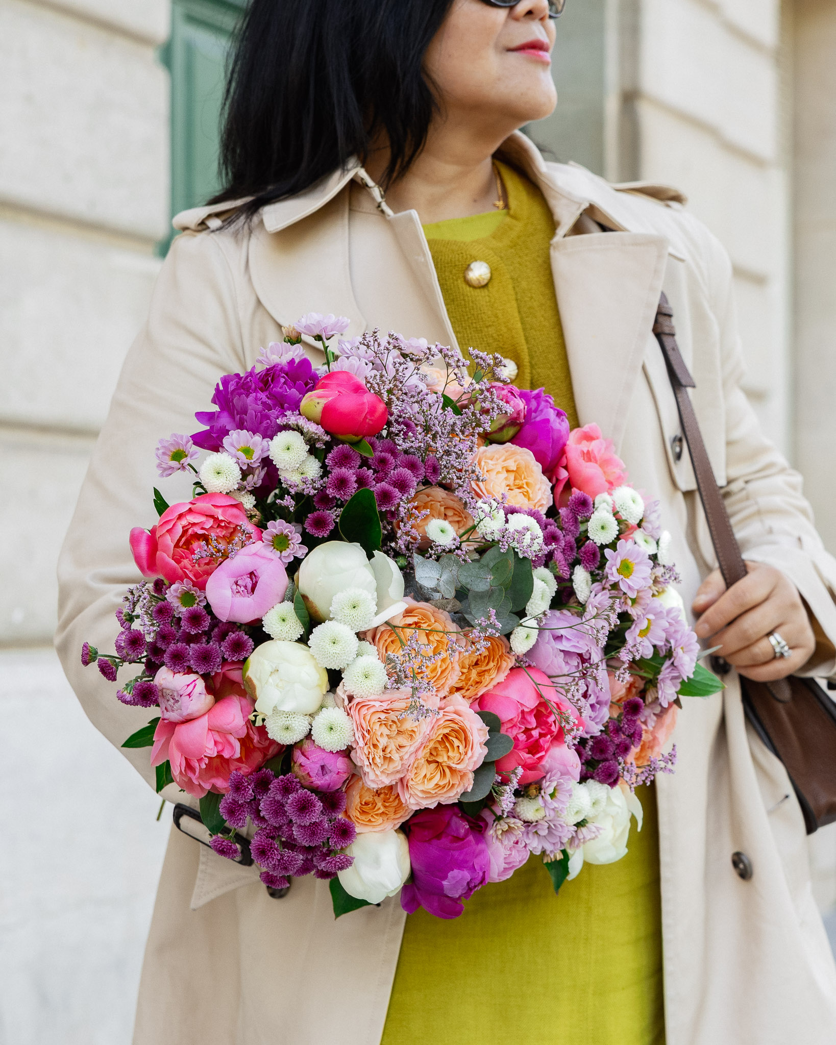 bouquet de pivoines