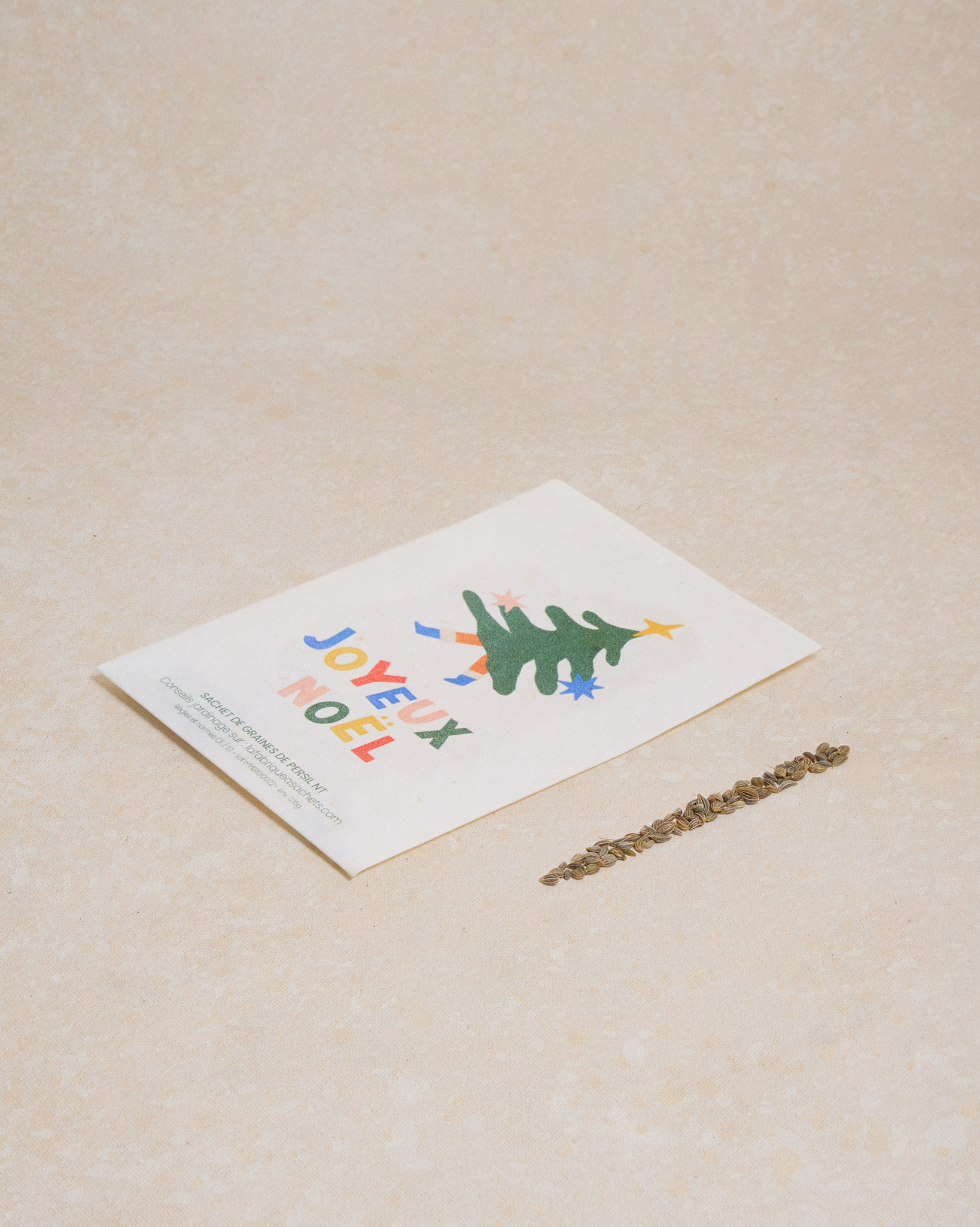 Sachet de graines Joyeux Noël